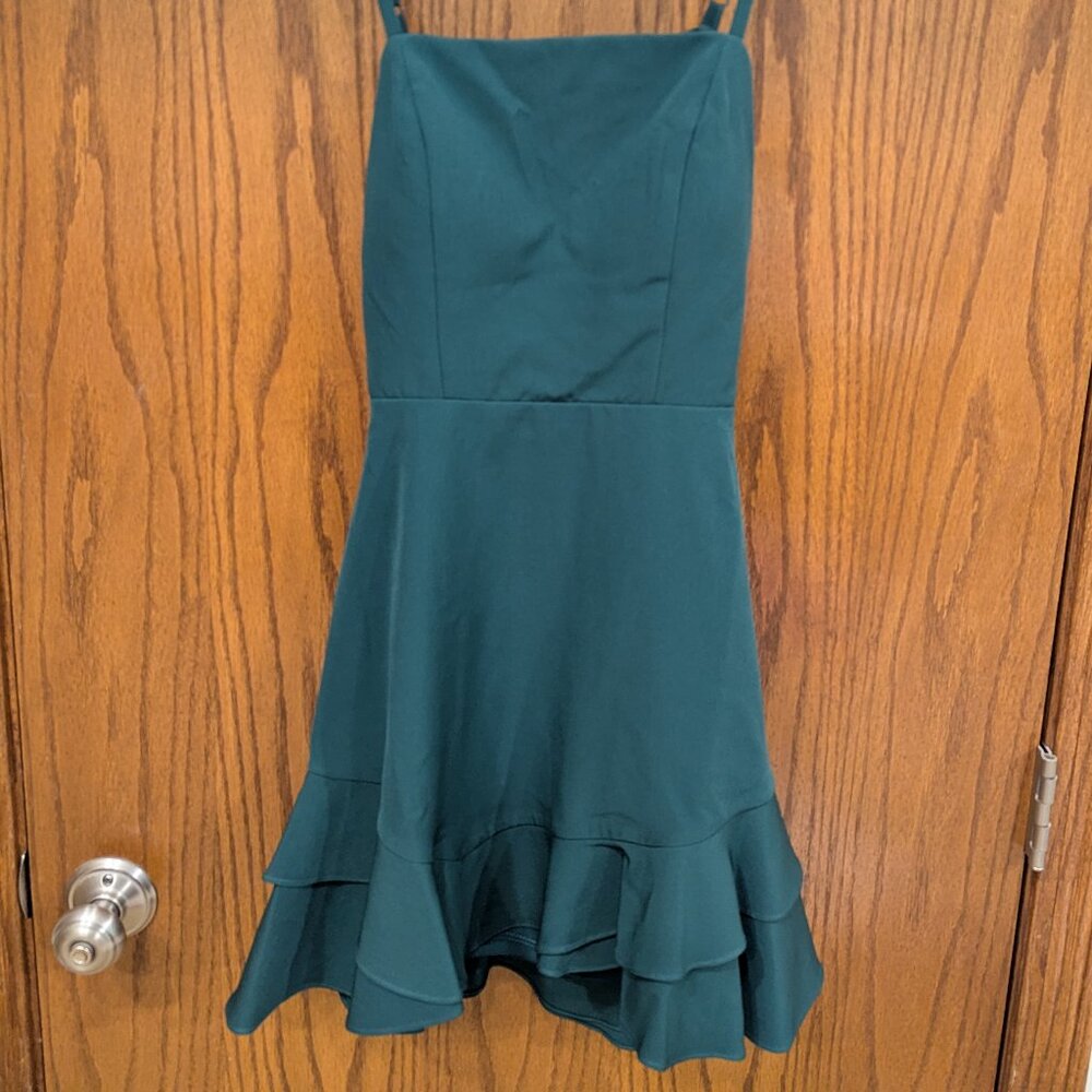 Dear Moon Dark Green Mini Dress Size 5